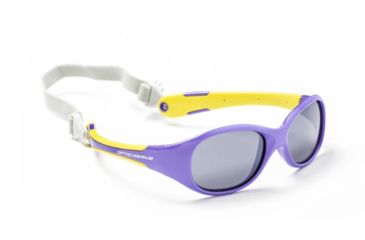 Image of Optic Nerve Lil' Pro Sunglasses - Kids, Purple with Yellow, 00091
