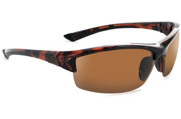 Image of Optic Nerve Mauzer Sunglasses, Shiny Dark Demi, 17027