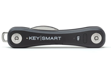 Image of OpticsPlanet Exclusive KeySmart Pro w/Tile Smart LocationKey Holder, Custom, Black, KS411-C-OP-BLK