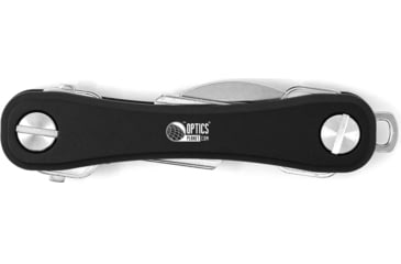 Image of OpticsPlanet Exclusive KeySmart Pro w/Tile Smart LocationKey Holder, Custom, Black, KS411-C-OP-BLK