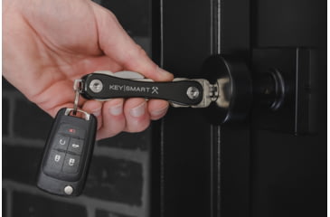 Image of OpticsPlanet Exclusive KeySmart Rugged Compact Key Holder, Custom, Black, KS607-C-OP-BLK