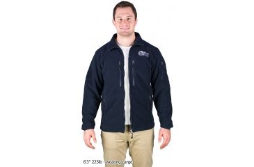 Image of OpticsPlanet Exclusive OpticsPlanet Jacket with Logo, Navy Blue, Large, OPJACKET-Large