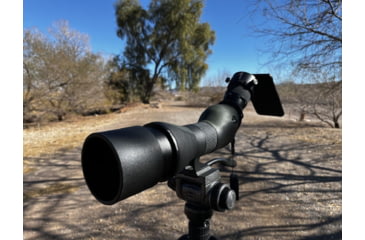 Image of Optisan Precision Sports Optics PL 15-60x80mm ED Spotting Scope, Angled, Olive/Black, 4012