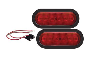 Image of Optronics 6In. Oval LED Light Set W/Grommet And Plug TLL-12Rk 849121