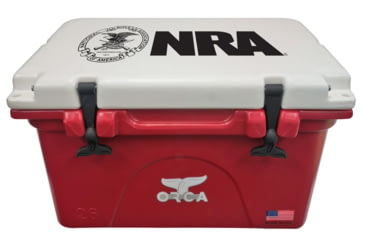 Image of Orca Cooler - 26 Qt Limited Edition - NRA-Crimson/White