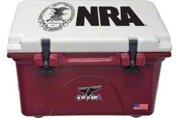 Image of Orca Cooler - 26 Qt Limited Edition - NRA-Maroon/White