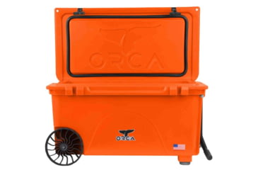 Image of Orca Cooler - 65 Quart, Blaze Orange, ORCBZO065W