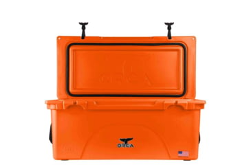 Image of Orca Cooler - 80 Quart, Blaze Orange, ORCBZO080
