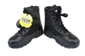 Image of Original S.W.A.T. Classic 9in. Side Zip Ladies Tactical Boots, Black, Size 10.0 1152F-BLK-10-0
