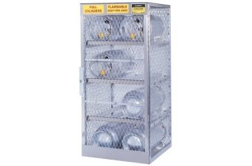 Image of Justrite Horizontal 4 Cylinder Locker 400-23001, Unit EA