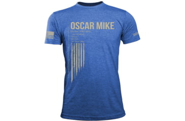 Image of Oscar Mike OM Definition Tee - Mens T-Shirts, Vintage Blue, S, M-OM-HTRBLU-01-0085-S