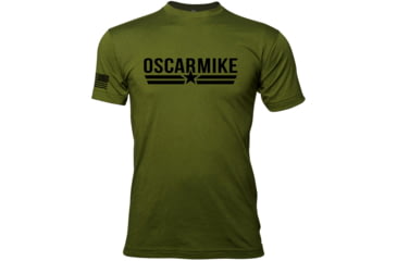 Image of Oscar Mike OM Logo Tee - Mens T-Shirts, Olive, XL, M-OM-ODG-01-0177-XL
