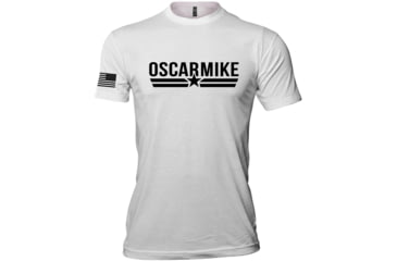 Image of Oscar Mike OM Logo Tee - Mens T-Shirts, White, 3XL, M-OM-WHITE-01-0178-XXXL