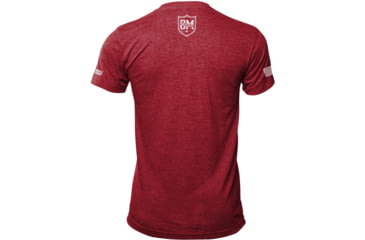 Image of Oscar Mike Support Local Tee - Mens T-Shirts, Heather Red, L, M-OM-RED-01-0218-L