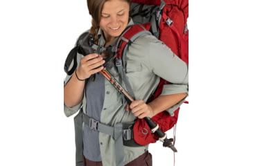 Image of Osprey Ariel Plus 60 Pack - Womens, Carnelian Red, Extra Small/Small, 10002914