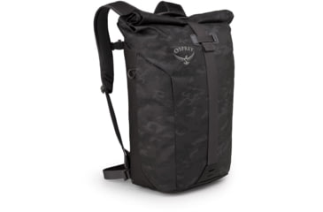Image of Osprey Transporter Roll Top, Camo Black, One Size, 10002858