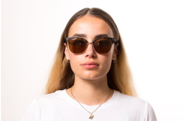 Image of OTIS LITTLE LIES Sunglasses - Womens, Matte Dark Tort/Brown Polar, 56-17-140, 20-1801P