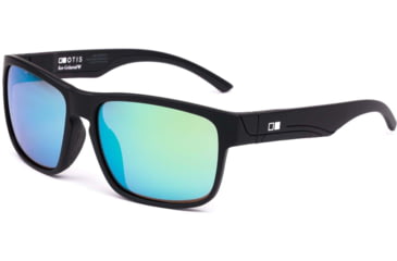Image of OTIS Rambler Sport Sunglasses - Mens, Matte Black Frame/Green Polarized Lens, 178-2203LL