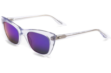 Image of OTIS SUKI Sunglasses - Womens, Clear Quartz/Flash Mirror Violet, 53-18-145, 122-2001