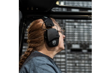 Image of Otis Technology EarShield Ranger Bluetooth Earmuffs, 22dB, Black, 22dB NRR, FG-ES22B-BK