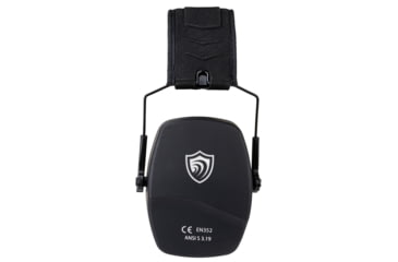 Image of Otis Technology EarShield Ranger Passive Earmuffs, 26dB, Black, 26dB NRR, FG-ES26P-BK