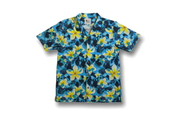 Image of OTTE Gear Aloha Honu Pua Button Up Shirt - Men's, 3XL, Blue Atoll, ALOHA-HONU-BA-3XL