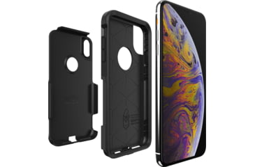 Image of OtterBox Apple Commuter Iphone Xs Max, Black/Black, 77-60012