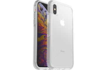 Image of OtterBox Apple Symmetry Clear Iphone X/Xs, Silver Flake/Clear, 77-59584
