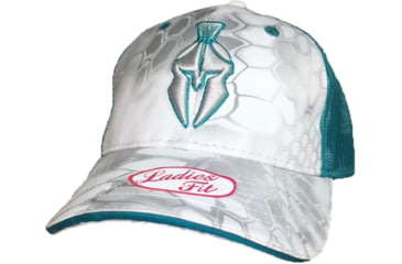 Image of Outdoor Cap Kryptek Centurian Logo Yeti Camo/aqua Ladies Ball Cap