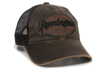 Image of Outdoor Cap RM17A Remington Cap Cotton Black/Brown Unstructured OSFA