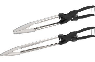Image of Outdoor Edge Cutlery GRILL-BEAM TONGS Box, Black/Silver, GMT-10