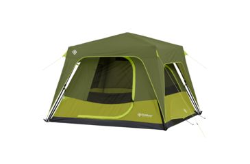 Image of Outdoor Products 4 Person Insant Cabin Tent w/ Extended Eave, Green/Olive Green, 50026