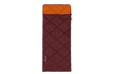 Image of Outdoor Products 40F Extra Large Sleeping Bag w/ Pillow, Orange/Maroon, 50034