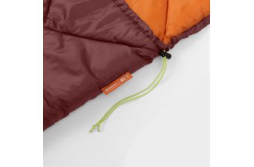 Image of Outdoor Products 40F Extra Large Sleeping Bag w/ Pillow, Orange/Maroon, 50034