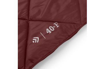 Image of Outdoor Products 40F Extra Large Sleeping Bag w/ Pillow, Orange/Maroon, 50034
