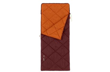 Image of Outdoor Products 40F Extra Large Sleeping Bag w/ Pillow, Orange/Maroon, 50034