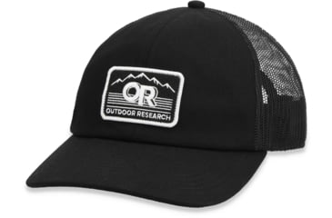 Image of Outdoor Research Advocate Trucker Lo Pro Cap, Black And White, One SIze, 3010060114222