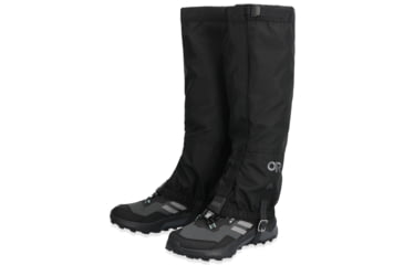 Image of Outdoor Research Rocky Mountain High Gaiters - Mens, Solid Black, Medium, 2431081677-M
