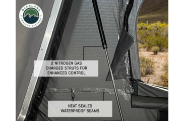Image of Overland Vehicle Systems Bushveld II Hard Shell Roof Top Tent - 2+ Person, 4 Season, Gray, 18189901