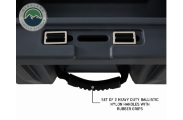 Image of Overland Vehicle Systems D.B.S. Dry Box w/ Wheels, Drain and Bottle Opener, Dark Grey, 117 QT, 40100021