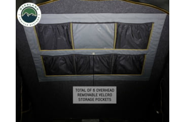 Image of Overland Vehicle Systems Mamba 3 Clamshell Aluminum Roof Top Tent -Black Shell &amp; Grey Body, Black/Grey, 18099901
