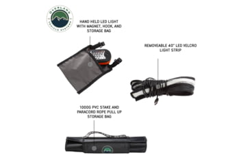 Image of Overland Vehicle Systems N2E Nomadic 2 Extended Roof Top Tent, Gray/Green, 18329936
