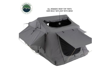 Image of Overland Vehicle Systems N2S Nomadic 2 Standard Roof Top Tent, Gray/Green, 18429936