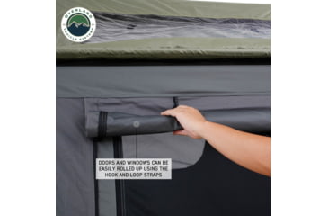 Image of Overland Vehicle Systems N2S Nomadic 2 Standard Roof Top Tent, Gray/Green, 18429936