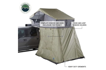 Image of Overland Vehicle Systems N3E Nomadic 3 Extended Roof Top Tent w/Annex, 18631936
