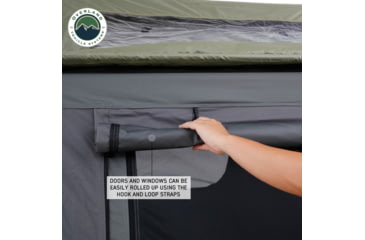 Image of Overland Vehicle Systems N3E Nomadic 3 Extended Roof Top Tent, Gray/Green, 18339936