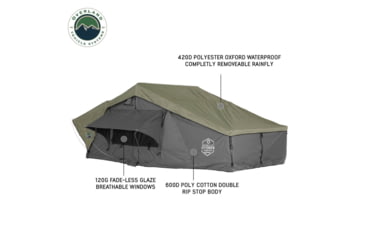 Image of Overland Vehicle Systems N3E Nomadic 3 Extended Roof Top Tent w/Annex, 18631936