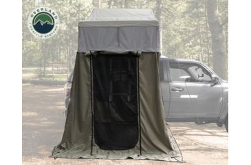 Image of Overland Vehicle Systems Nomadic 2 Annex Base, Green/Black, 81 x 72 x 82 in, 18029836