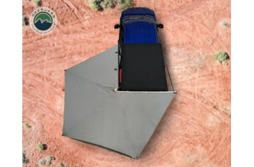 Image of Overland Vehicle Systems Nomadic 270 LT Awning - Driver Side - Dark Gray Cover With Black Cover Universal, 19559907
