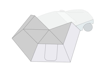 Image of Overland Vehicle Systems Nomadic 270 LT Awning Wall 1 Passenger Side, Grey, 18229909